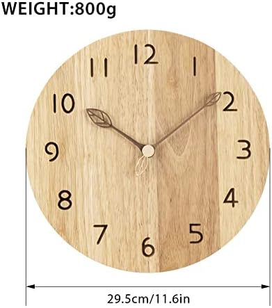 Vue 4 de Vivilinen Horloge Murale Bois