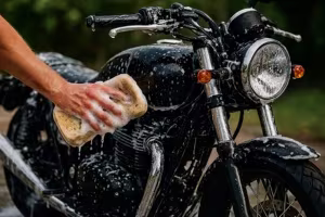 Motorcycle washing