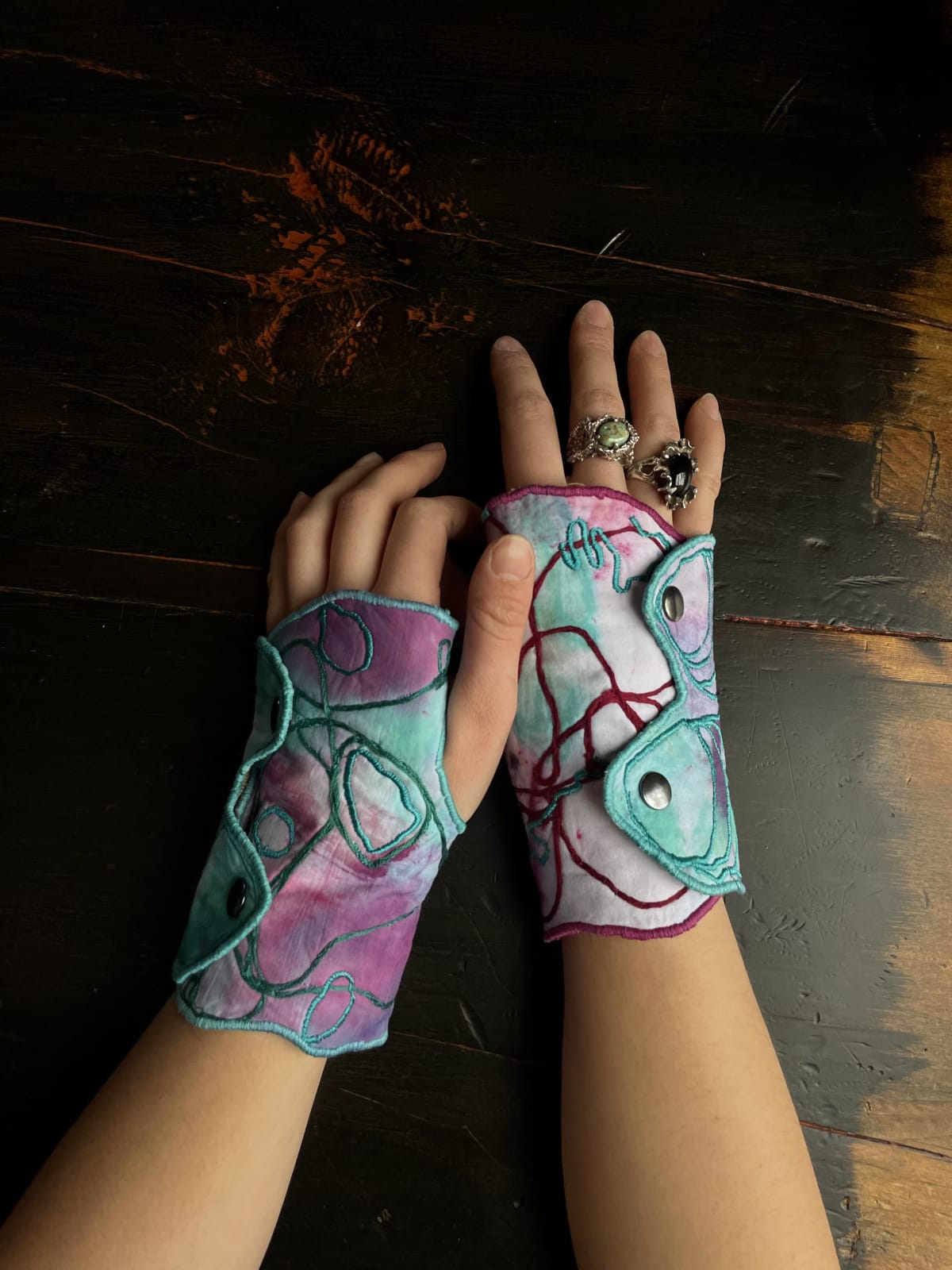 Fingerless Gloves (Orchid)