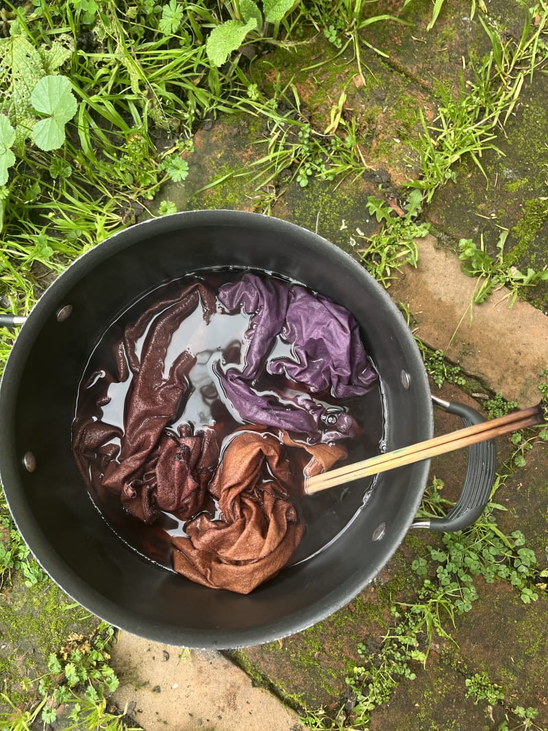 natural dye vat
