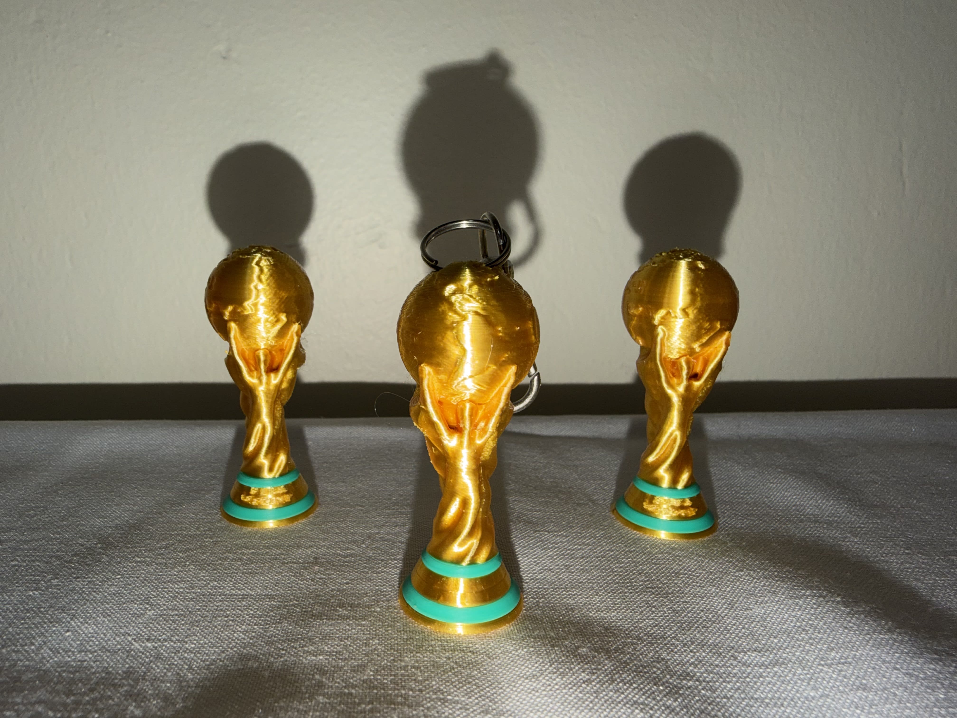 Llavero de la Copa del Mundo 3D