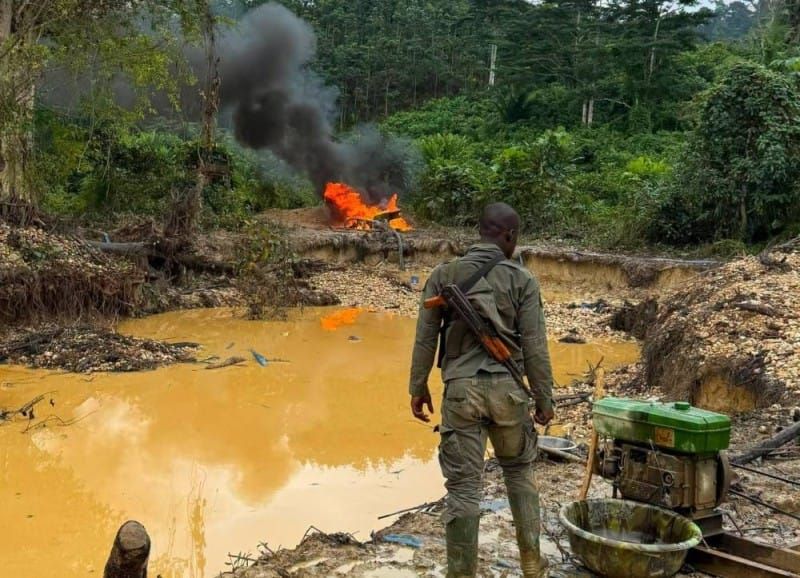 Orpaillage : palabres dans palabres ou trou derrière( ou dans ) trou?