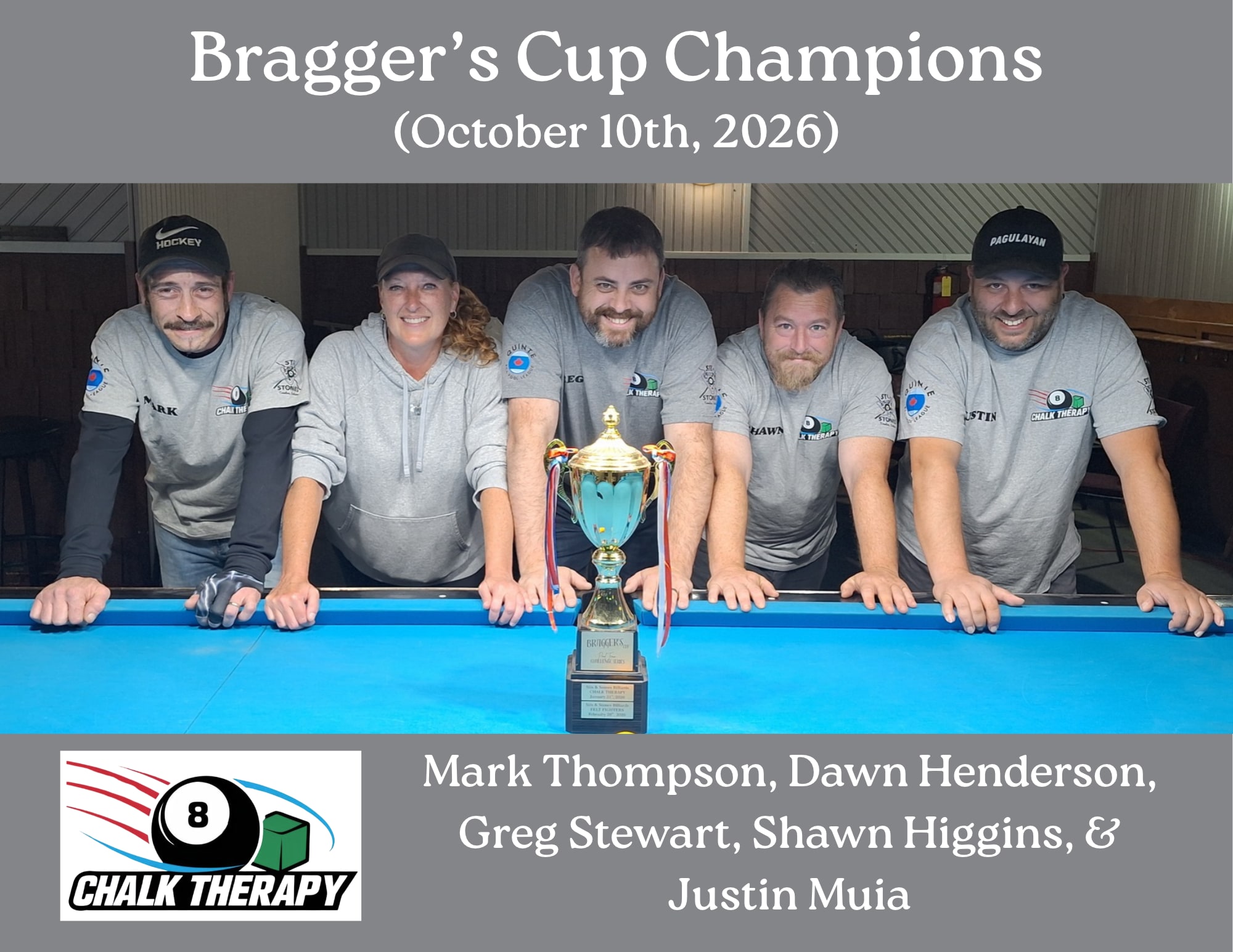 Chalk Therapy Bragger's Cup 15 team