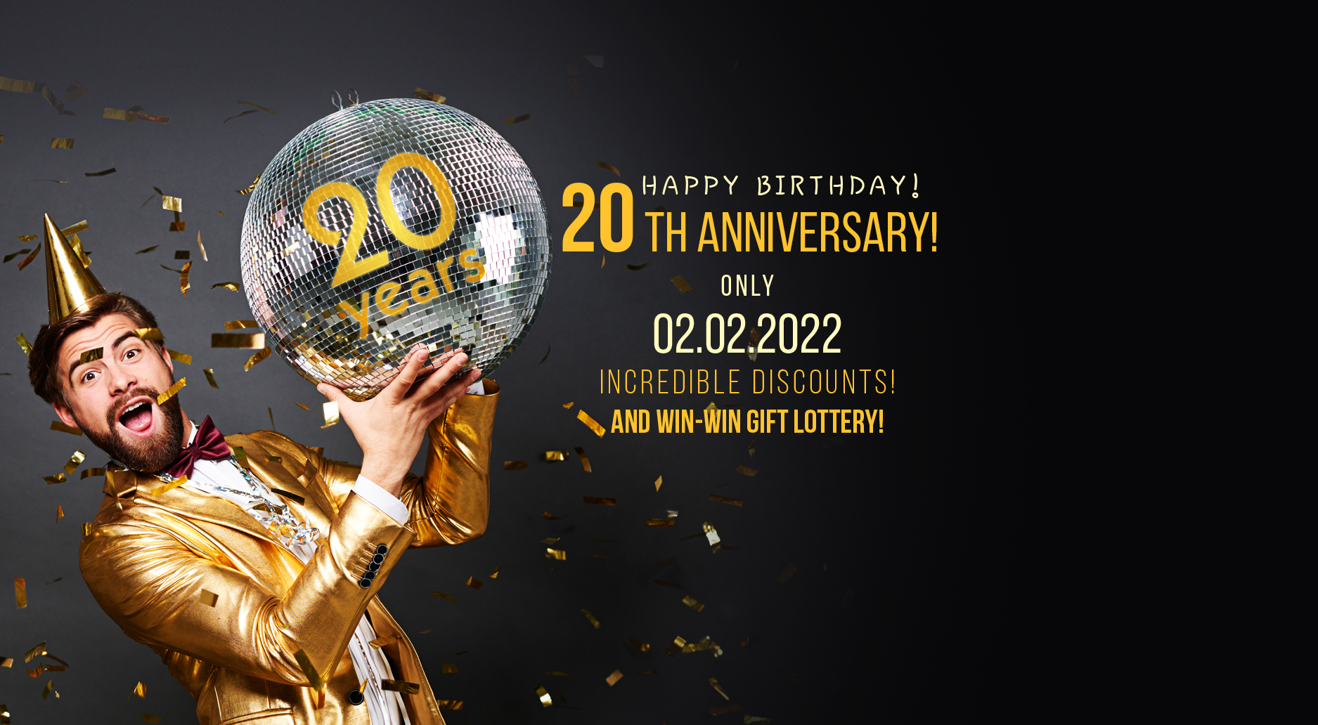 Happy birthday to us!