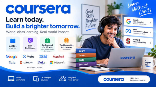 🎓 Coursera 1 Year Premium