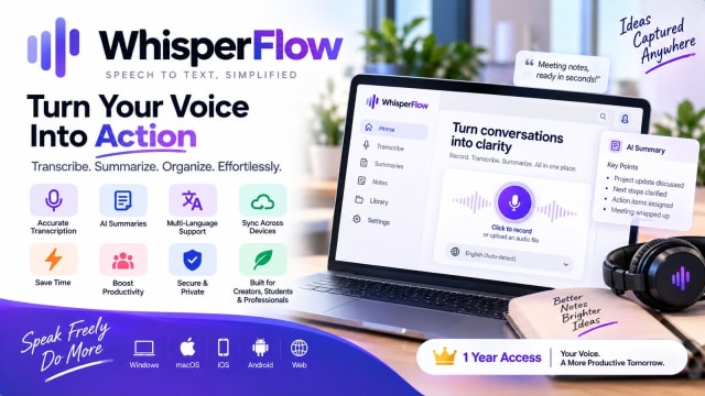 Wispr Flow Pro – 1 Year