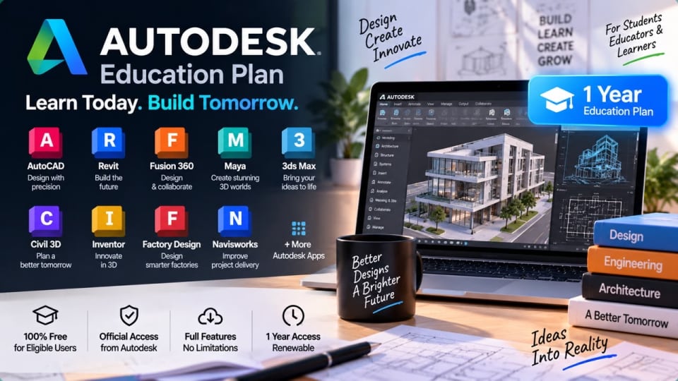 Autodesk Education Plan โ 1 Year
