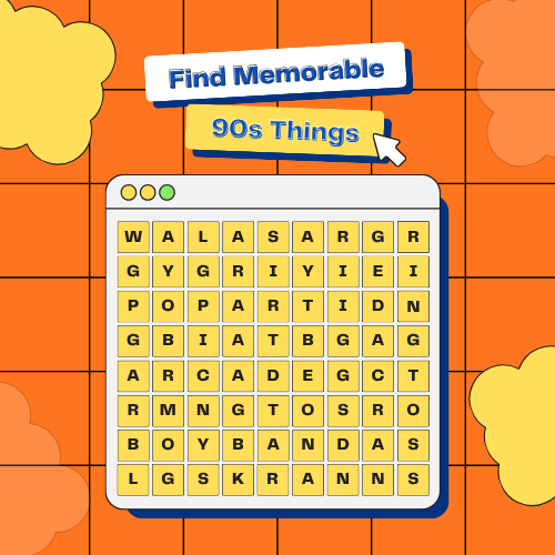 ✨ Find Memorable 90s Things!
