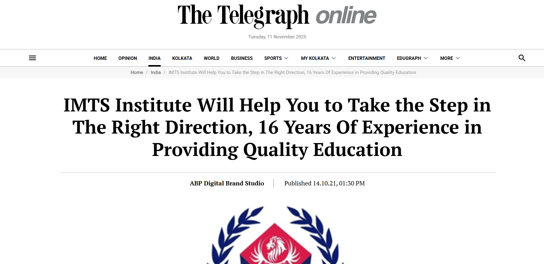 IMTS Institute guiding students towards success – 16 years of quality education