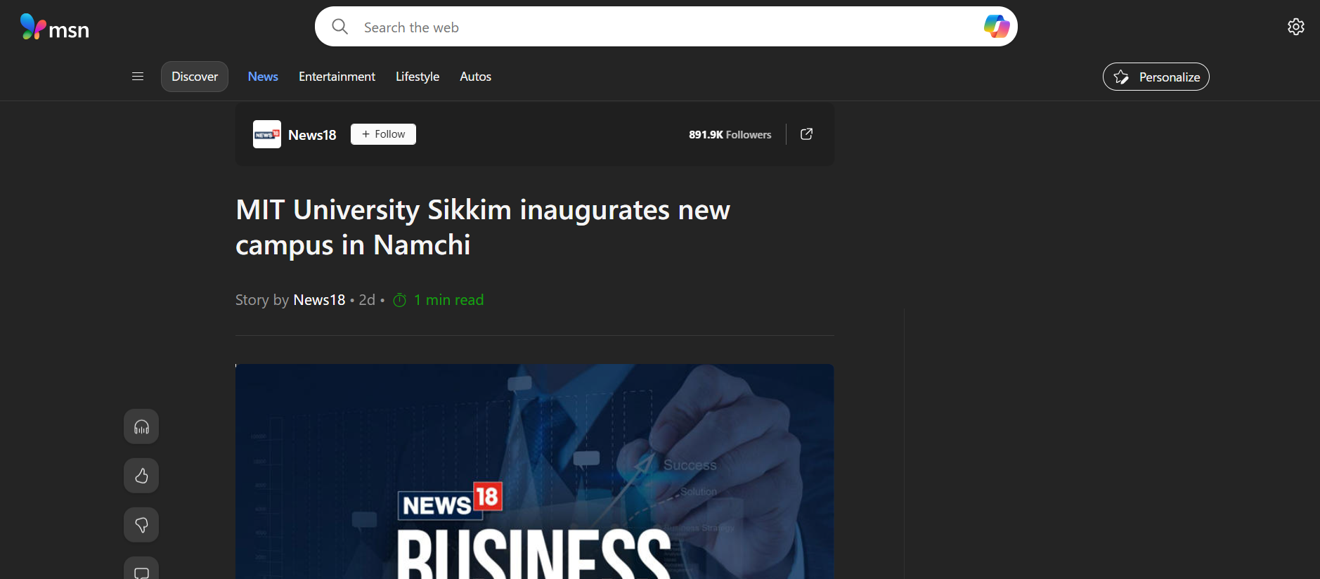 MIT University Sikkim inaugurates new campus in Namchi