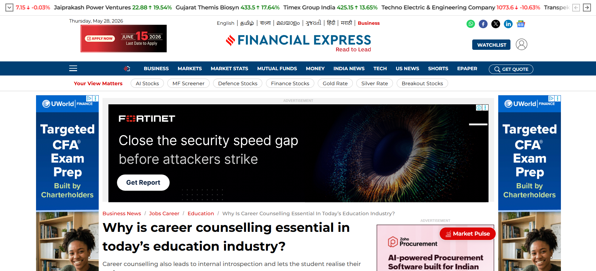 Why is Career Counselling Essential in Today's Education Industry?