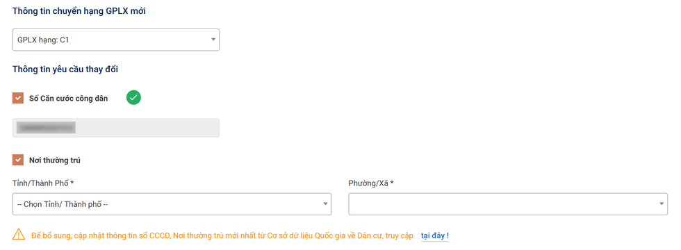 Hướng dẫn cách đổi giấy phép lái xe sắp hết hạn ngay tại nhà - 7