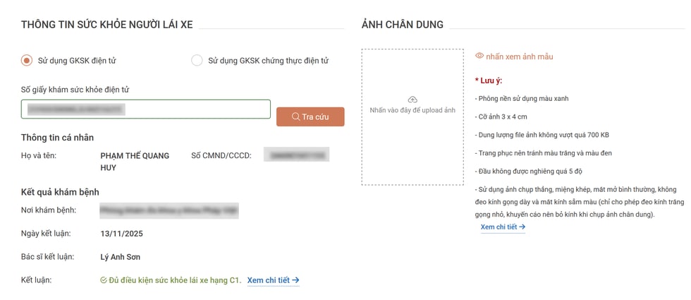 Hướng dẫn cách đổi giấy phép lái xe sắp hết hạn ngay tại nhà - 8