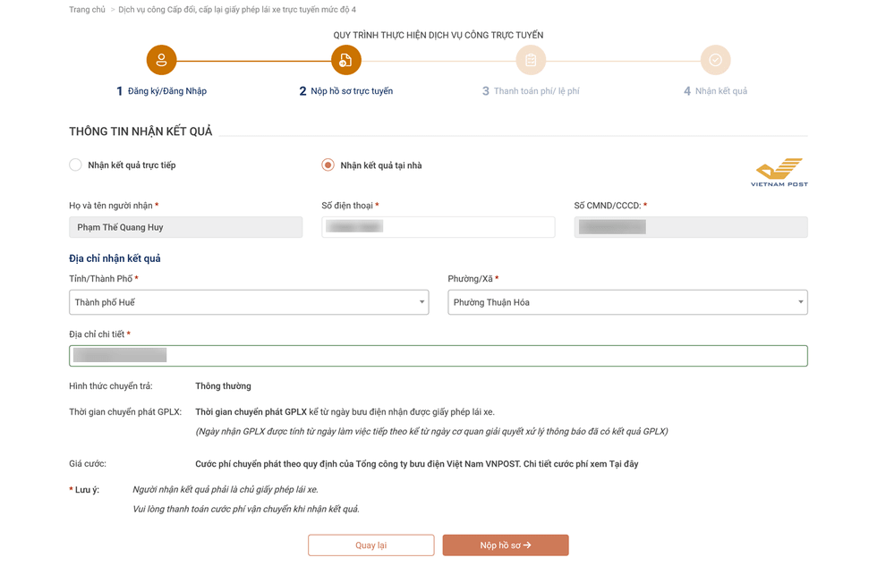 Hướng dẫn cách đổi giấy phép lái xe sắp hết hạn ngay tại nhà - 10