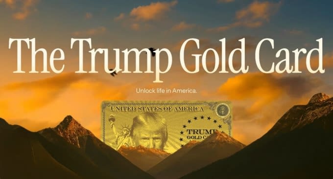 Website đăng ký chương trình thẻ vàng nhập cư của ông Trump. Ảnh: trumpcard.gov