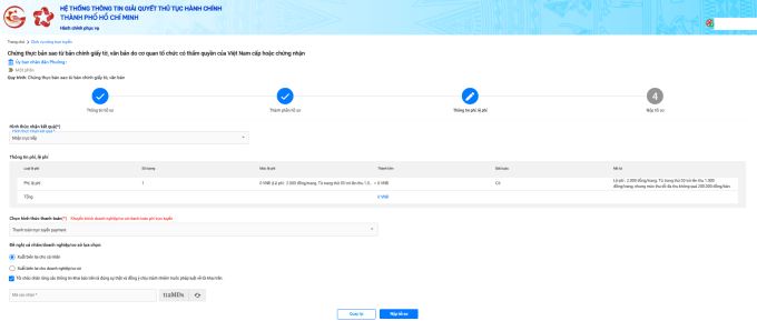 Cách tự làm online sao y chứng thực bản chính căn cước công dân - 5