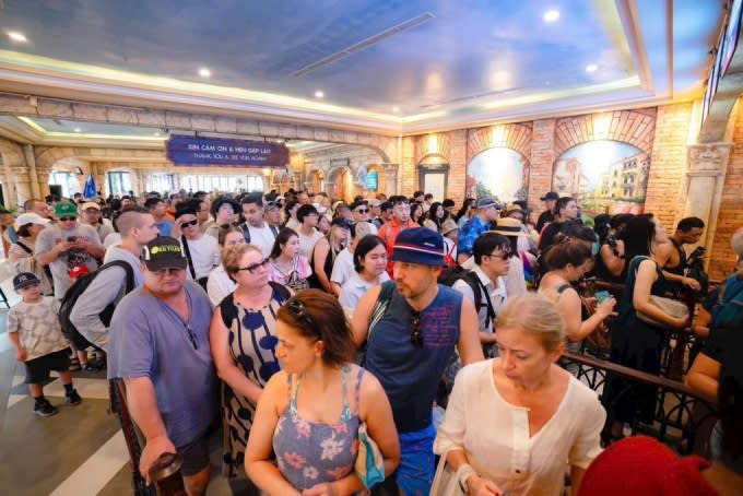 Khu vực ga cáp treo Hòn Thơm trong ngày 31/12/2024. Ảnh: Phương Đình