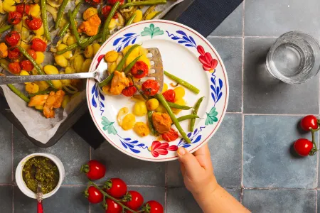 Traybake met kalkoen,