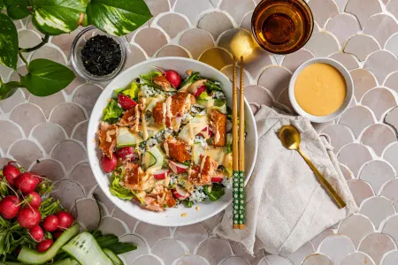 Sushisalade met zalm