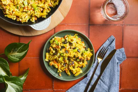 Pasta met prei-mosterdsaus