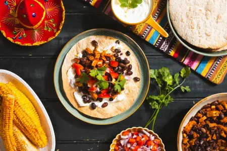 Tostadas met TexMex reepjes