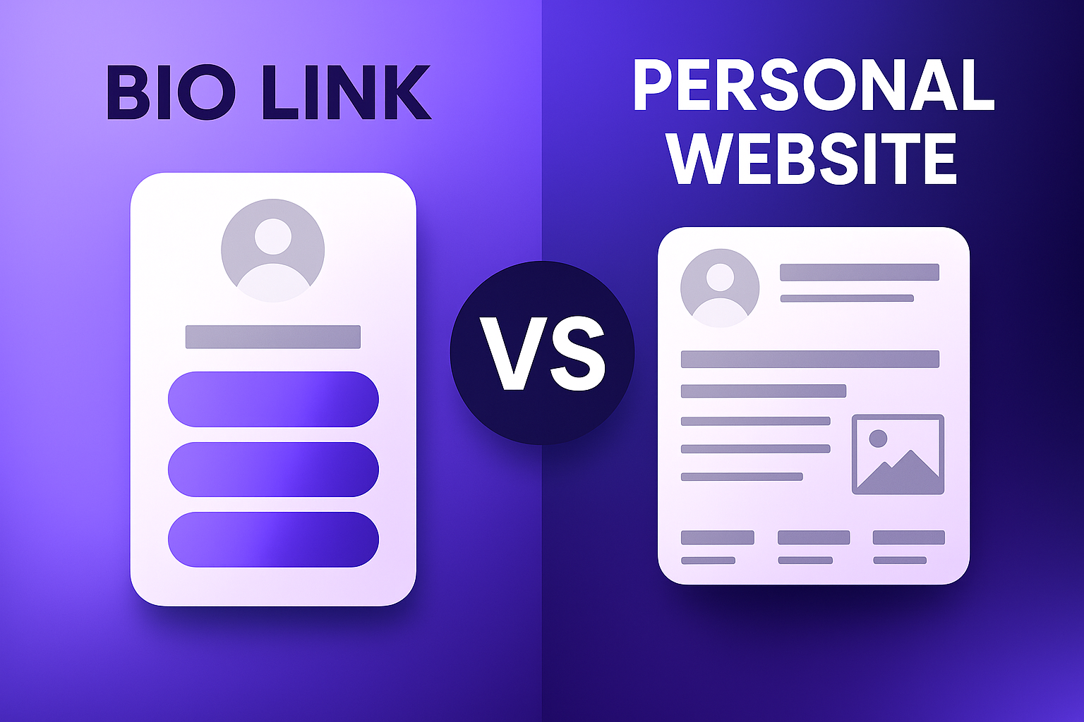 Bio Link vs Personal Website — Which One Should You Choose?