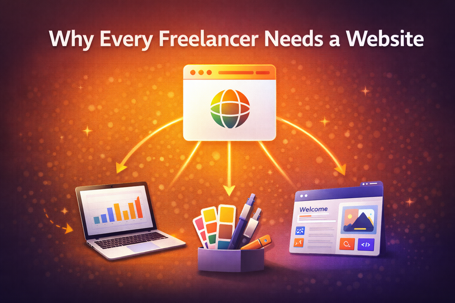 Why Every Freelancer Needs a Simple Website (Not Just Social Profiles)