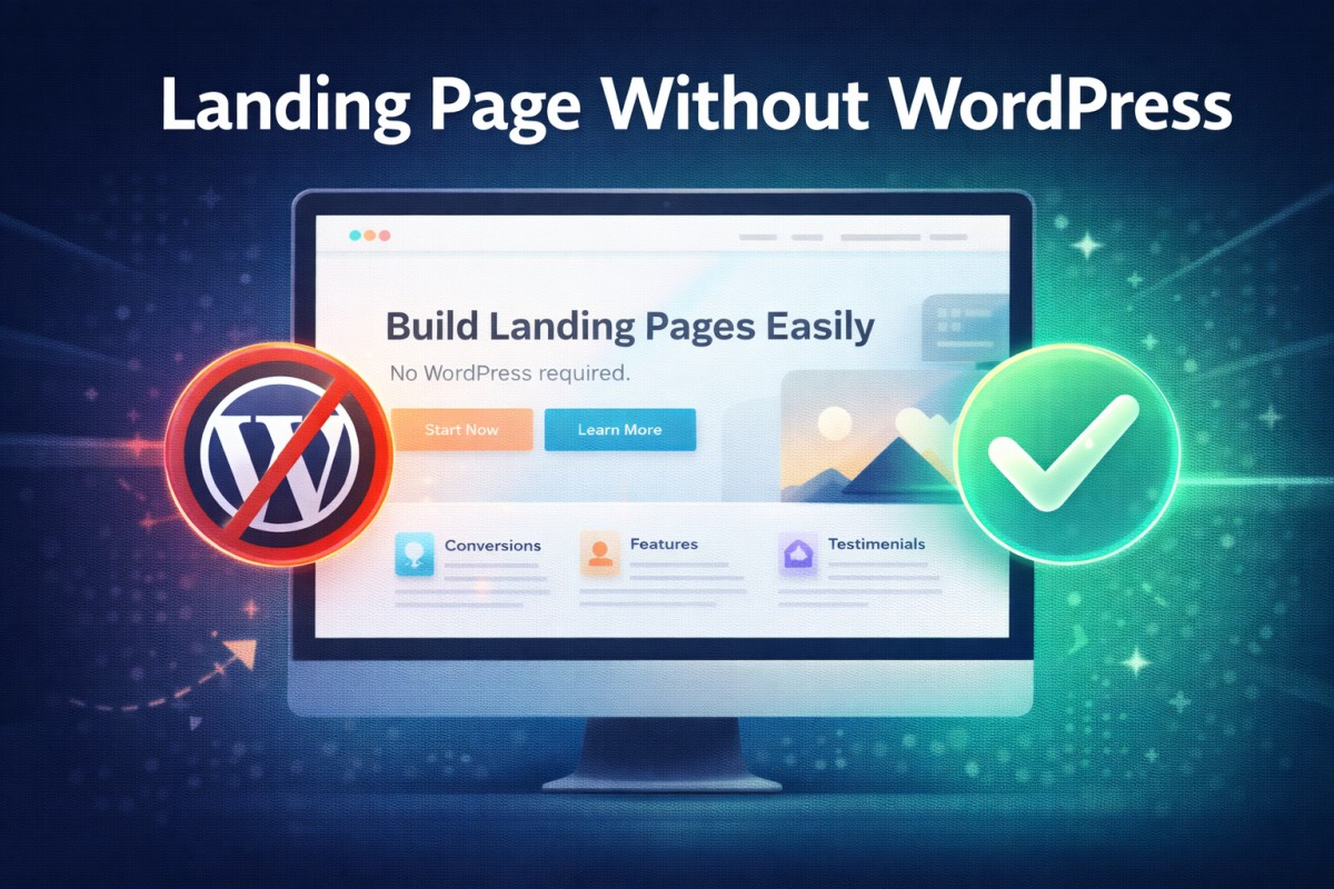 How to Make a Clean, Modern Landing Page Without WordPress