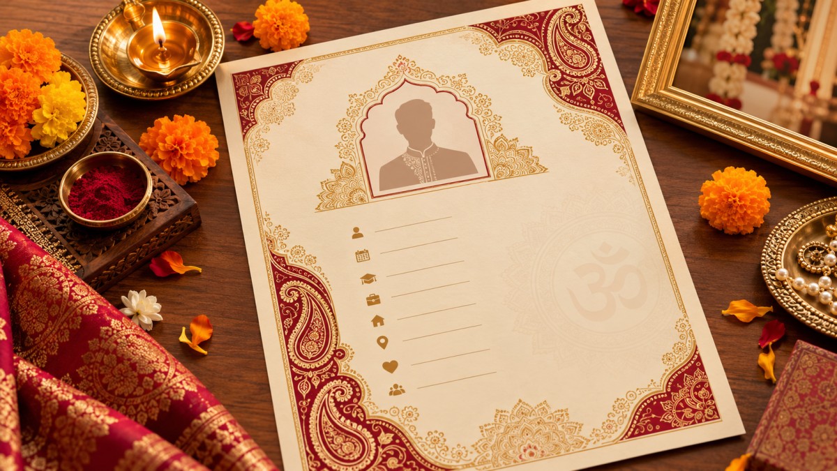 Hindu Marriage Biodata Format — Free Template Download (2026)