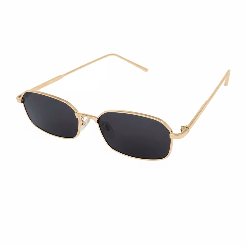 Golden Square Black Lens for men Sunglasses