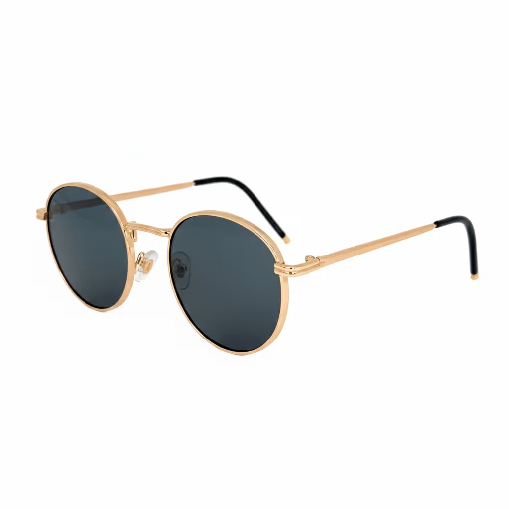 Retro Round Frame Sunglasses