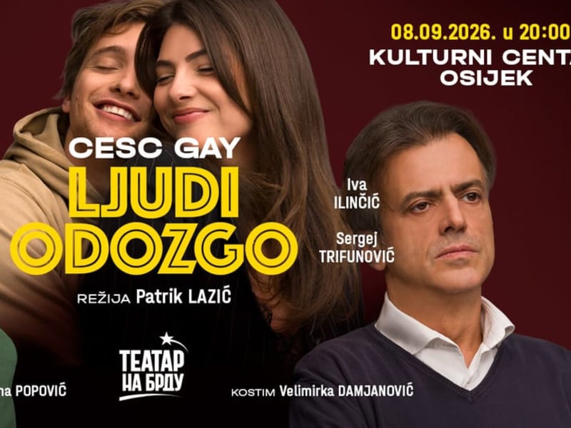 Požorišna predstava "Ljudi odozgo" u Osijeku