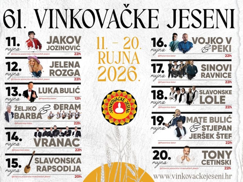 61. Vinkovačke jeseni - Tony Cetinski