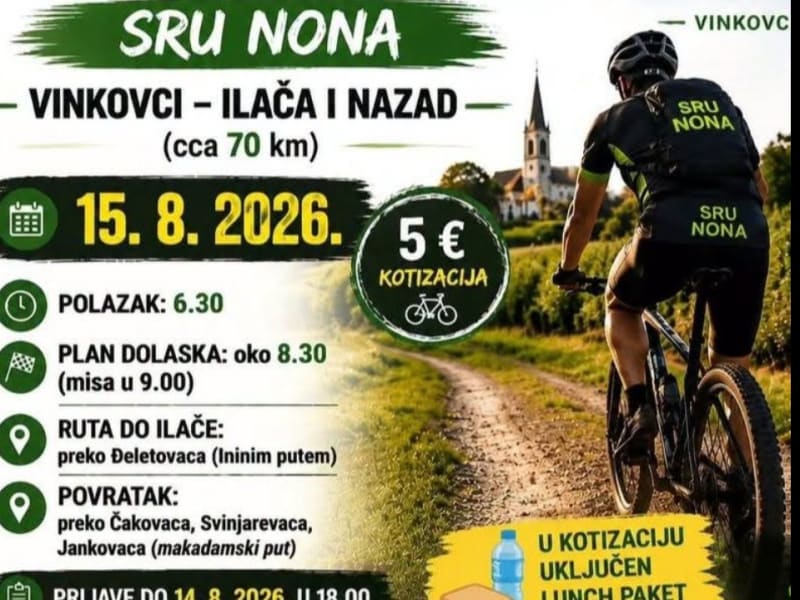 Poziv na biciklijadu SRU NONA