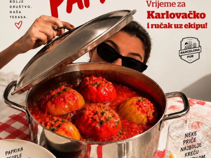 Punjene paprike! - Barcelona Pub