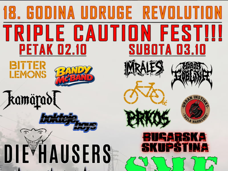 Triple Caution Fest - Subota