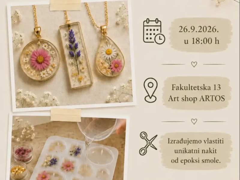 Radionica izrade nakita od epoksi smole