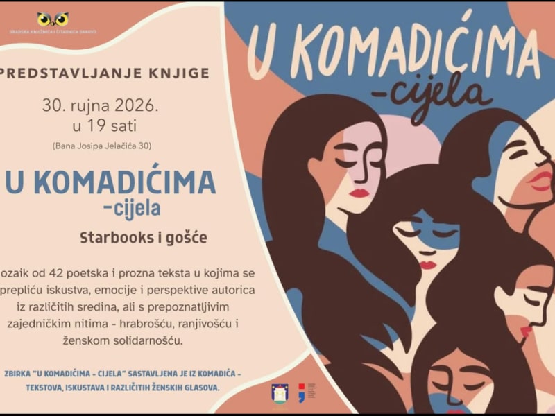 Predstavljanje knjige 'U komadićima - cijela'