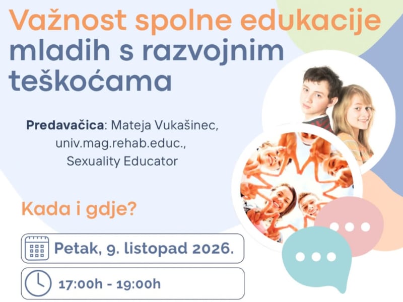 Važnost spolne edukacije mladih s razvojnim teškoćama