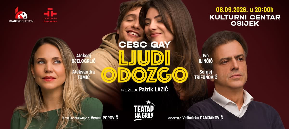 Požorišna predstava "Ljudi odozgo" u Osijeku