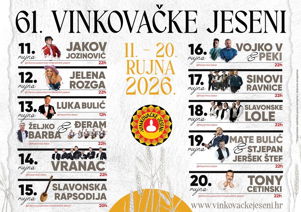 61. Vinkovačke jeseni - Luka Bulić