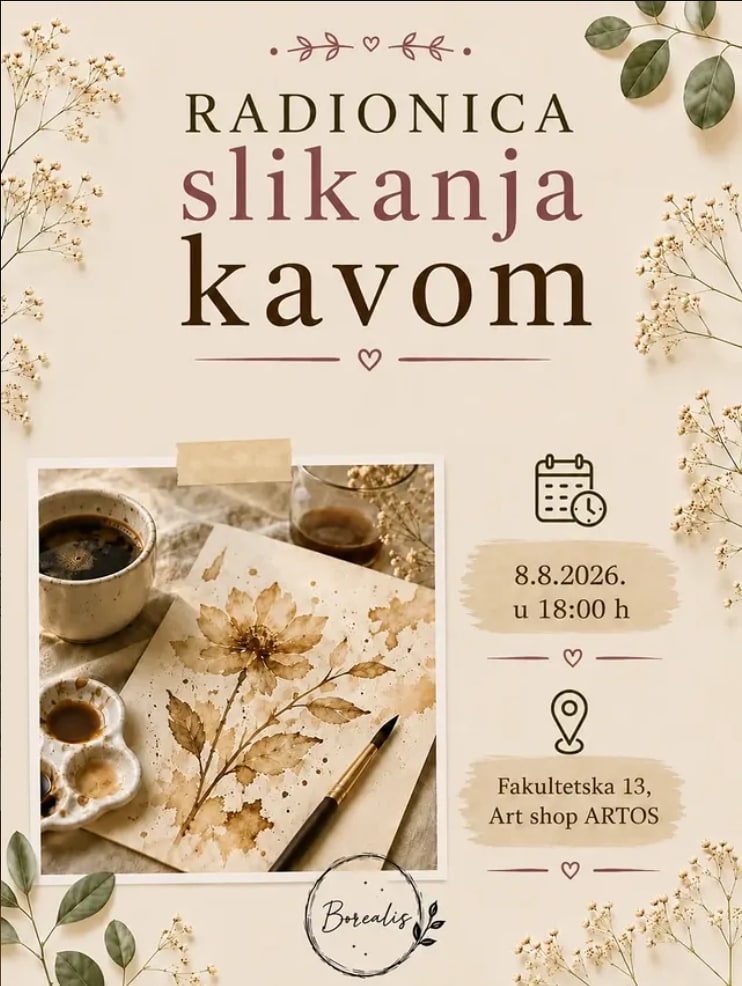 Radionica slikanja kavom