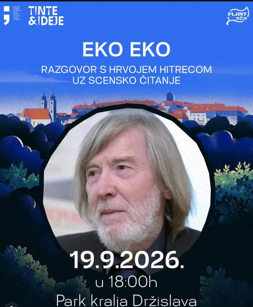 Eko Eko - Razgovor s Hrvojem Hitrecom uz scensko čitanje