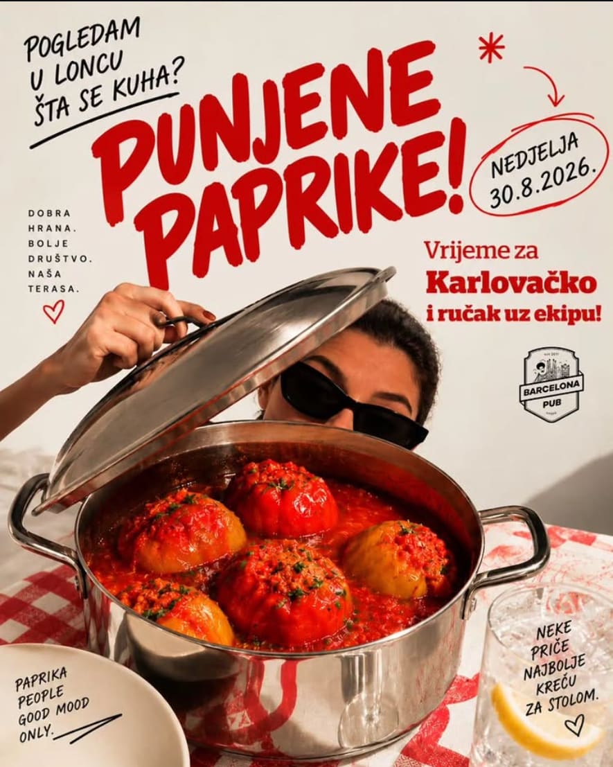 Punjene paprike! - Barcelona Pub