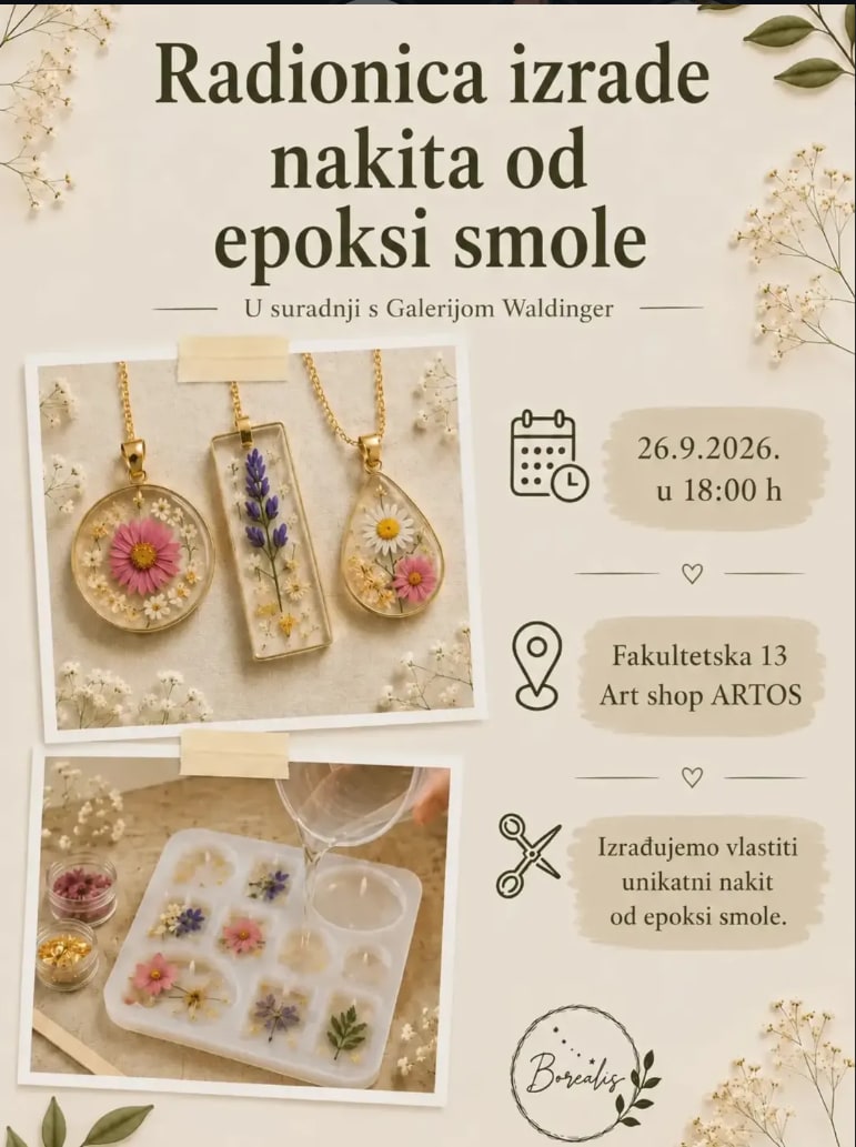 Radionica izrade nakita od epoksi smole