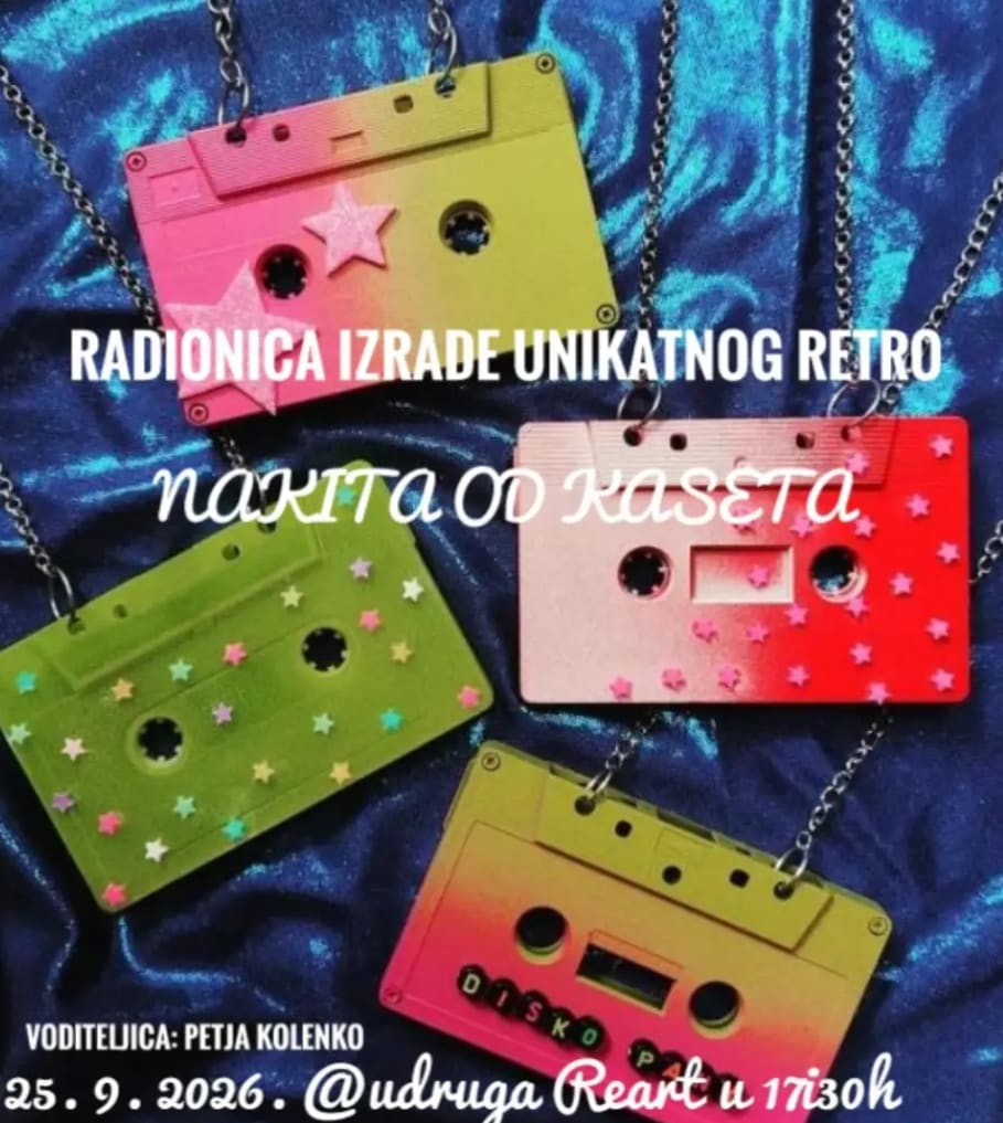 Radionica izrade unikatnog retro nakita od kaseta