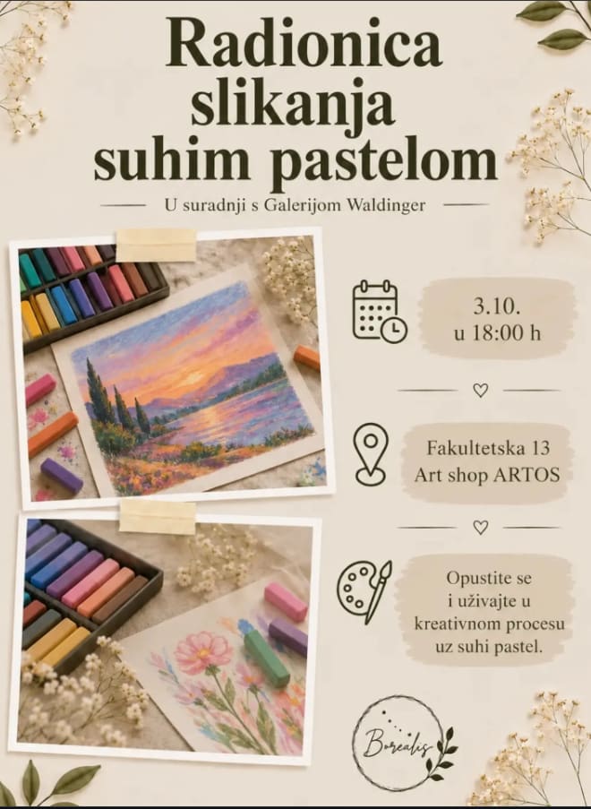 Radionica slikanja suhim pastlom