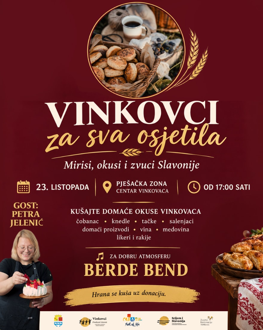 Vinkovci za sva osjetila - mirisi, okusi i zvuci Slavonije