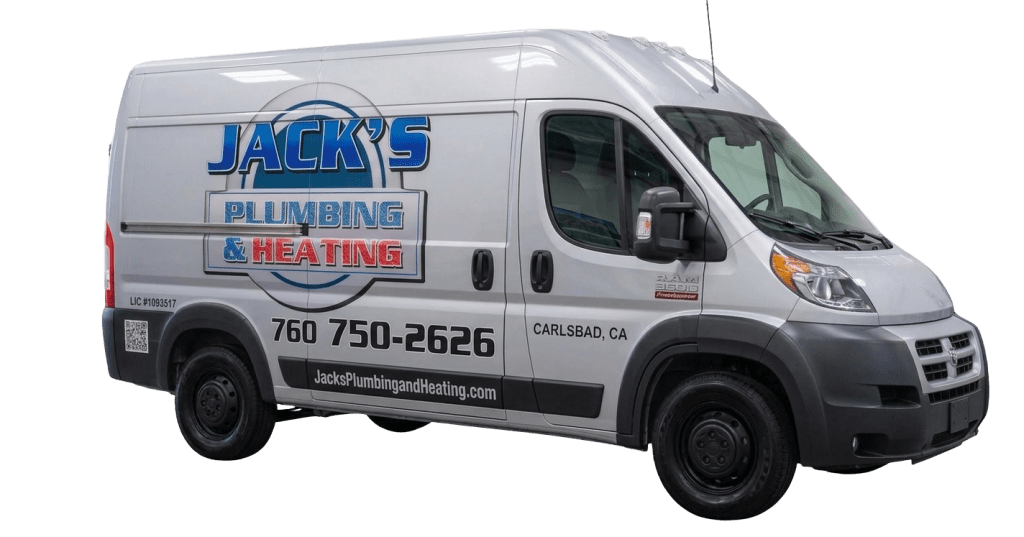 Jack's Plumbing company van - left side