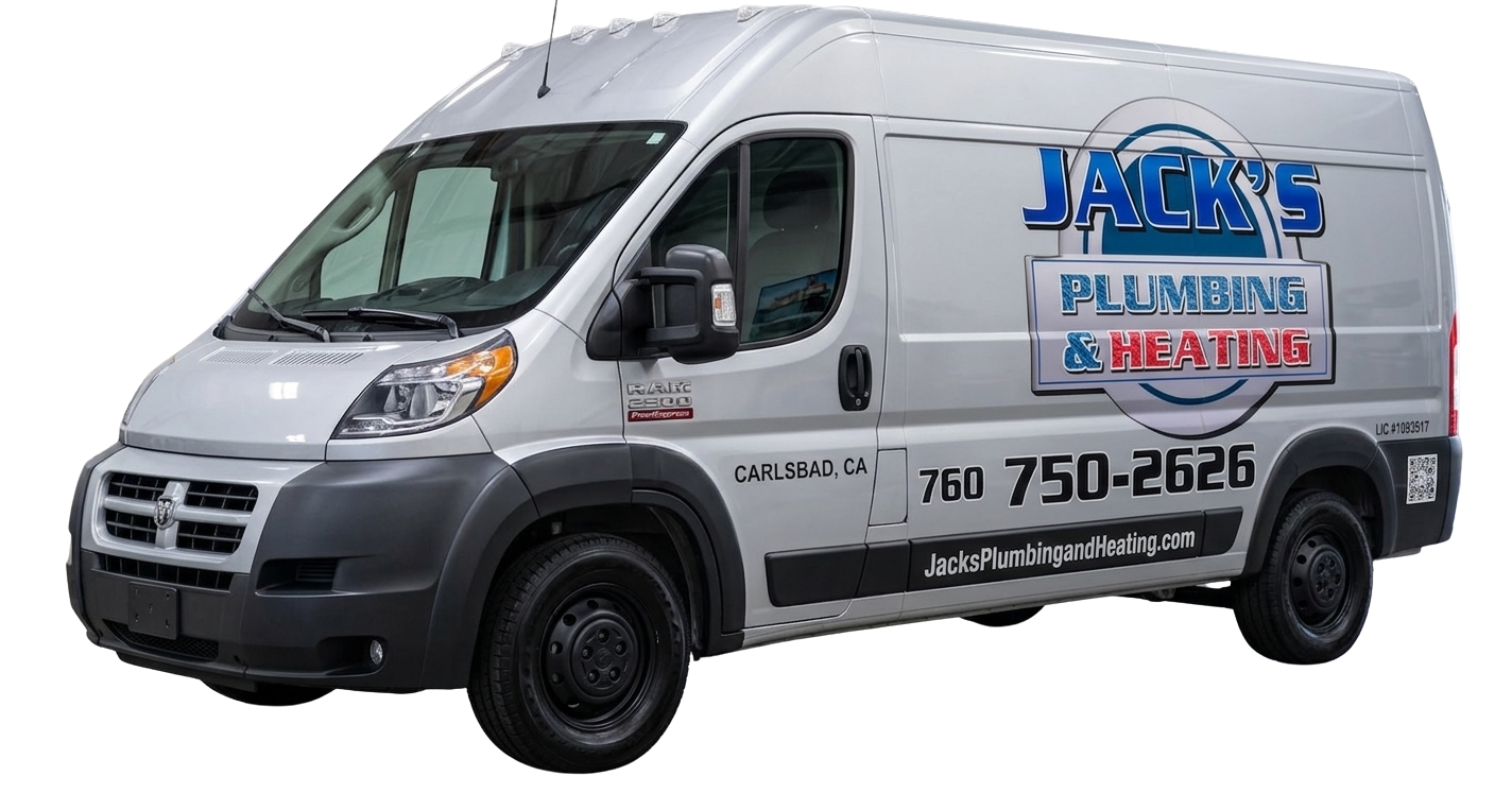 Jack's Plumbing company van - right side